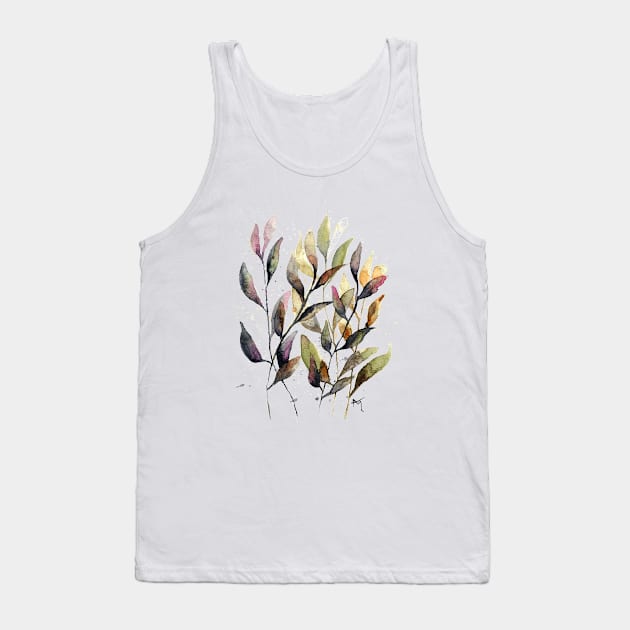 Leaves Tank Top by Andraws Art